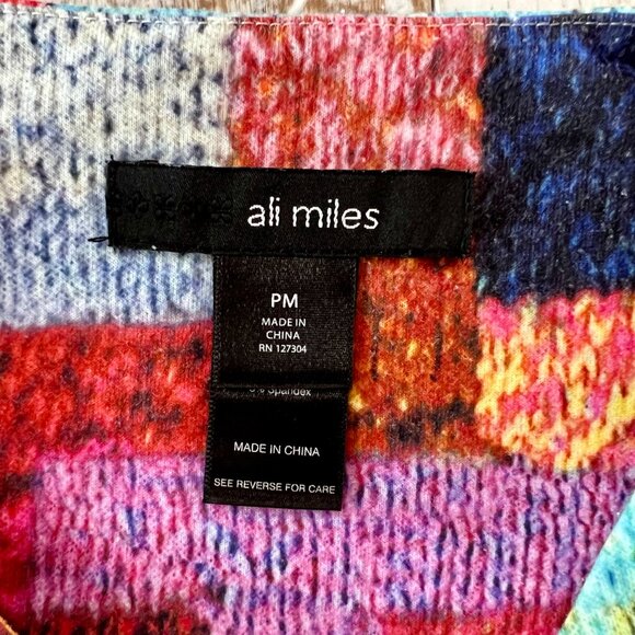 SALE!  Colorful Ali Miles Artsy Pullover Top - Picture 7 of 9